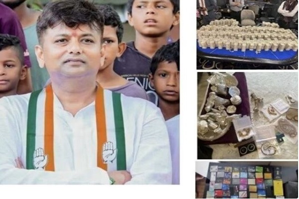 कर्नाटक : कांग्रेस विधायक केसी वीरेंद्र ED की गिरफ्त में, 12 करोड़ कैश और 6 करोड़ के आभूषण बरामद