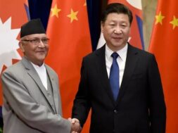 जिनपिंग के साथ नेपाली पीएम ओली