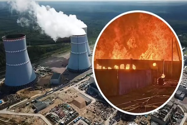यूक्रेन का रूस के न्यूक्लियर पॉवर प्लांट और फ्यूल टर्मिनल पर ड्रोन हमला, विस्फोट के बाद लगी आग