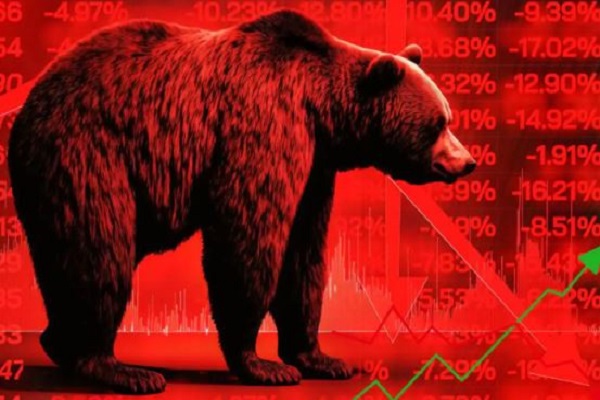 कारोबारी सप्ताह के अंतिम दिन शेयर बाजार लुढ़का, सेंसेक्स 400 अंक टूटा, निफ्टी भी 124 अंक कमजोर