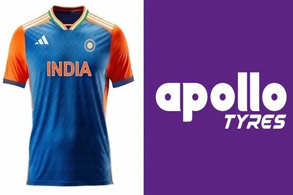 अपोलो टायर्स होगा भारतीय क्रिकेट टीम की जर्सी का नया प्रायोजक, BCCI के साथ 579 करोड़ रुपये का करार