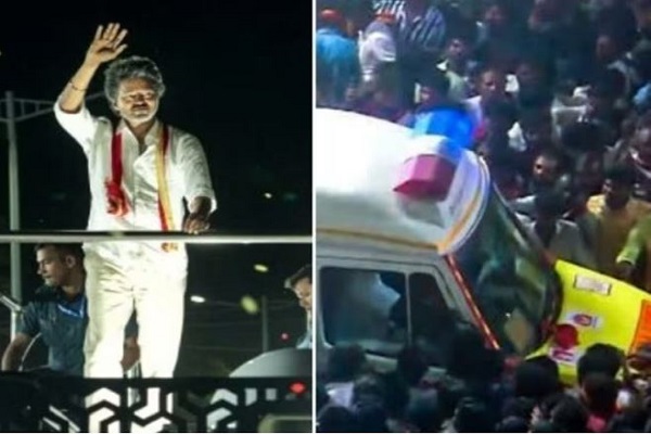 तमिलनाडु : अभिनेता विजय की राजनीतिक रैली में भगदड़ से 36 की मौत, कई घायल, पीएम मोदी ने जताया दुख