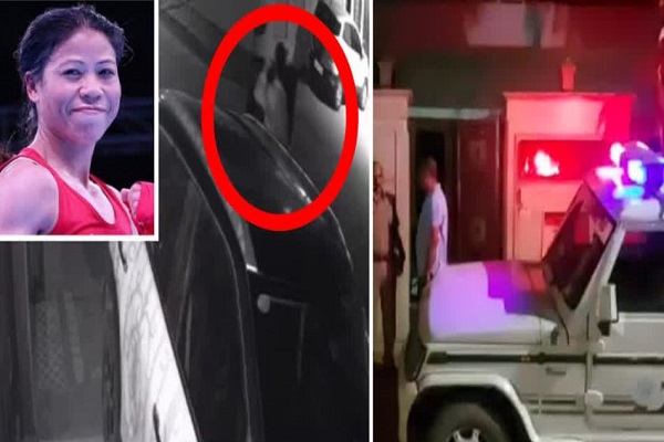 हरियाणा : फरीदाबाद में विश्व चैम्पियन मुक्केबाज मैरी कॉम के घर चोरी, CCTV में टीवी ले जाते दिखे चोर