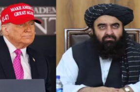 ट्रंप व अफगान विदेश मंत्री मुत्ताकी