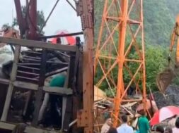 पावगढ़ में केबल वायर टूटने से छह मरे