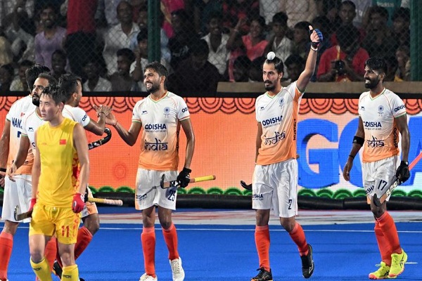 एशिया कप हॉकी : चीन पर 7-0 की एकतरफा जीत से भारत फाइनल में, गत चैम्पियन कोरिया से खिताबी मुलाकात आज