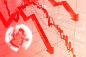 शेयर बाजार में गिरावट