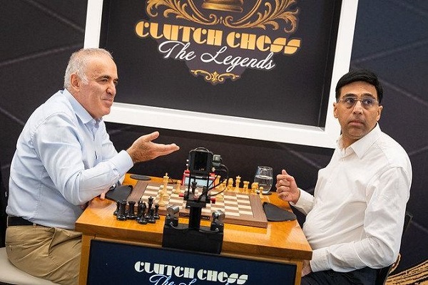Clutch Chess : The Legends – गैरी कास्परोव ने विशी आनंद पर हासिल की शुरुआती बढ़त