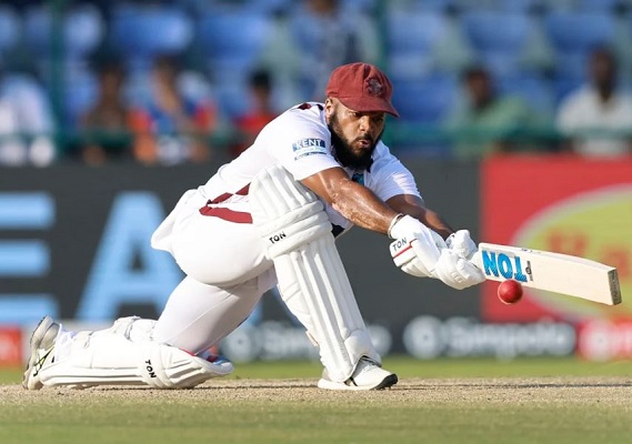 दिल्ली टेस्ट : फॉलोऑन खाने के बाद वेस्टइंडीज पारी की हार बचाने में जुटा, कैंपबेल व होप की अटूट शतकीय भागीदारी