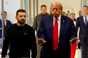 ट्रंप व जेलेंस्की