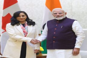 पीएम मोदी और कनाडाई विदेश मंत्री अनीता आनंद