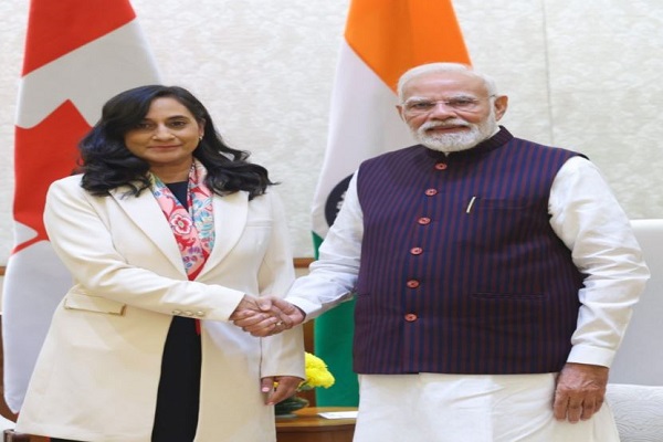 पीएम मोदी ने कनाडा की विदेश मंत्री अनीता आनंद से की मुलाकात, व्यापार, कृषि और एनर्जी समेत कई मुद्दों पर हुई चर्चा