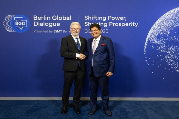 बर्लिन ग्लोबल डायलॉग सम्मेलन में बोले पीयूष गोयल – भारत किसी भी व्यापार समझौते में जल्दबाजी नहीं करेगा