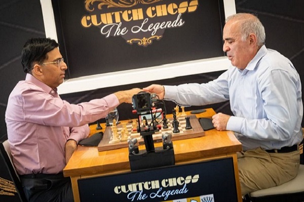 कास्परोव बने Clutch Chess : The Legends चैम्पियन, विश्वनाथन आनंद को दी शिकस्त