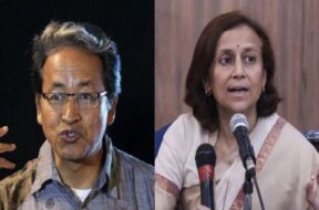 सोनम वांगचुक व पत्नी गीतांजलि