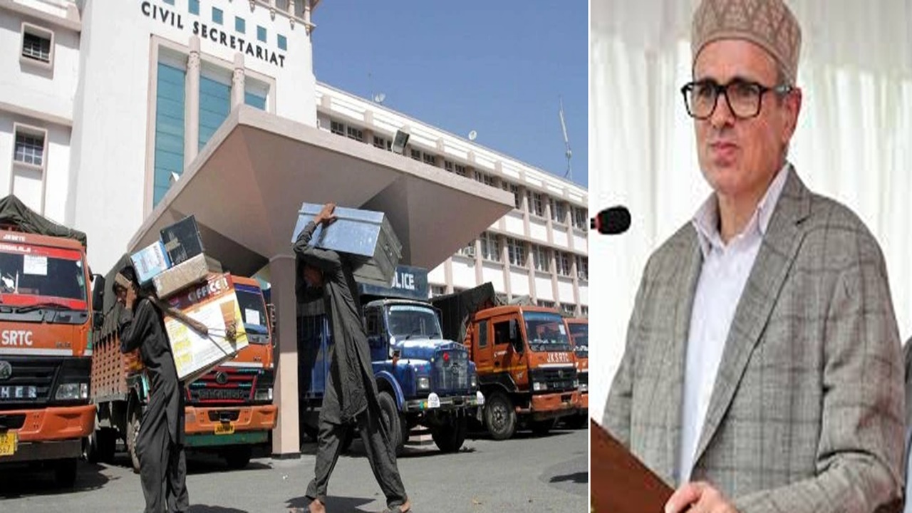 दरबार स्थानांतरण: जम्मू कश्मीर सरकार ने जम्मू से शुरू किया कामकाज, मुख्यमंत्री उमर पैदल पहुंचे दफ्तर