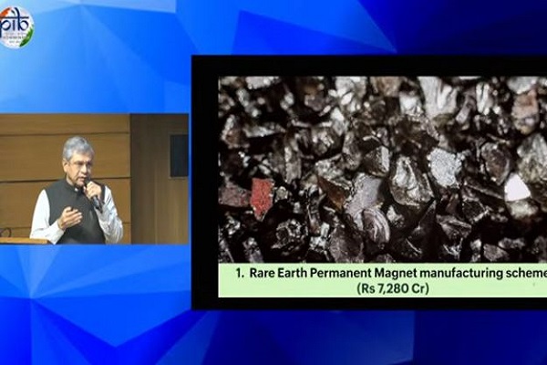 मोदी कैबिनेट ने ‘सिंटर्ड रेयर अर्थ परमानेंट मैग्नेट की मैन्युफैक्चरिंग को बढ़ावा देने की स्कीम’ को दी मंजूरी