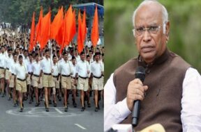 खरगे की आरएसएस पर बैन लगाने की मांग