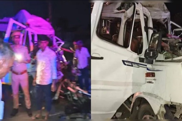 राजस्थान : जोधपुर में दर्दनाक सड़क हादसा, खड़े ट्रेलर से जा टकरायी टेंपो ट्रैवलर, 18 लोगों की मौत