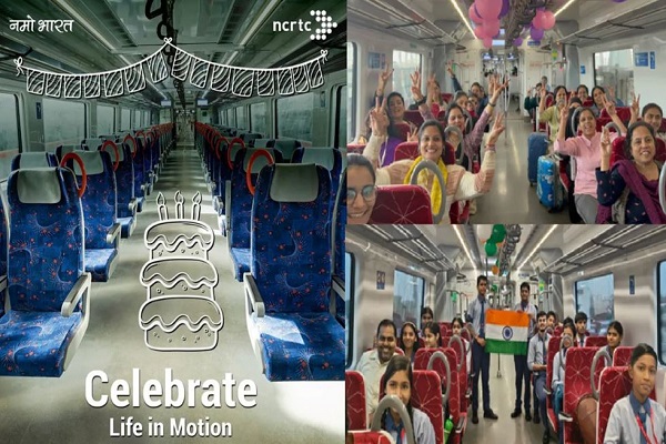 NCRTC की अनोखी पहल : नमो भारत ट्रेन में अब जन्मदिन से प्री-वेडिंग तक मनाएं जश्‍न