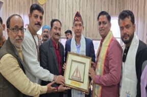 नेपाली पत्रकारों का स्वागत