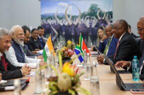 पीएम मोदी और सिरिल रामफोसा की बैठक