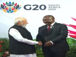 रामाफोसा ने किया पीएम मोदी का स्वागत