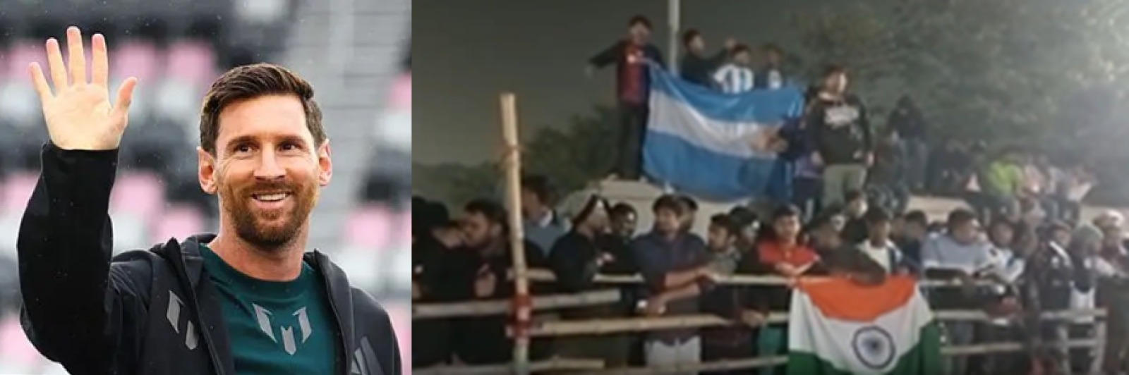 भारत पहुंचे लियोनल मेसी, कोलकाता एयरपोर्ट पर हजारों प्रशंसकों ने किया जोरदार स्वागत