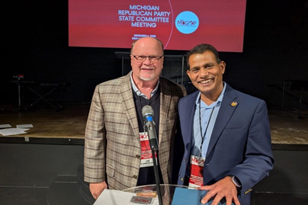 अमेरिका में भारतीय समुदाय के लिए बड़ी उपलब्धि, मिशिगन रिपब्लिकन पार्टी के सह अध्यक्ष चुने गए सनी रेड्डी