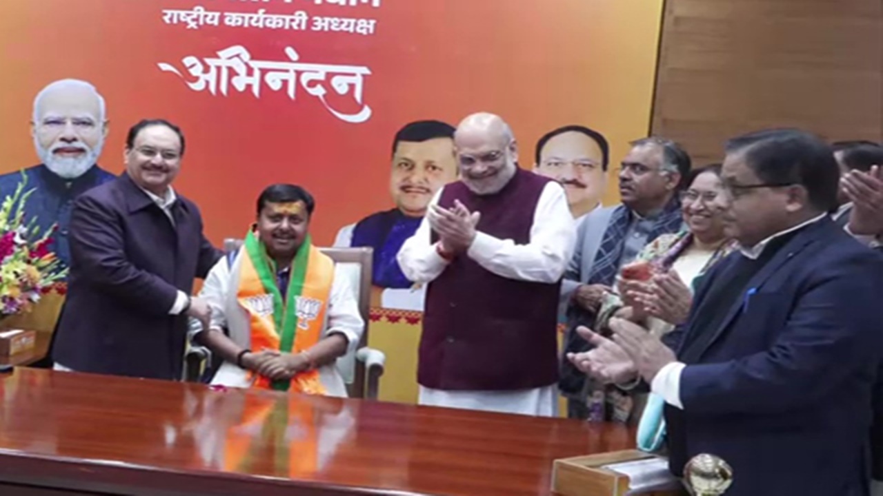 नितिन नबीन ने संभाला बीजेपी के कार्यकारी अध्यक्ष का पदभार, शाह-नड्डा ने की ताजपोशी