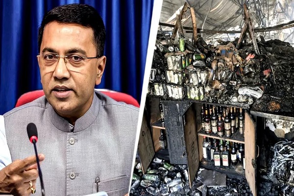 गोवा नाइट क्लब अग्निकांड पर सीएम सावंत का खुलासा – इलेक्ट्रिक पटाखों की वजह से भड़की आग, 4 मैनेजर गिरफ्तार