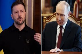 जेलेंस्की व पुतिन