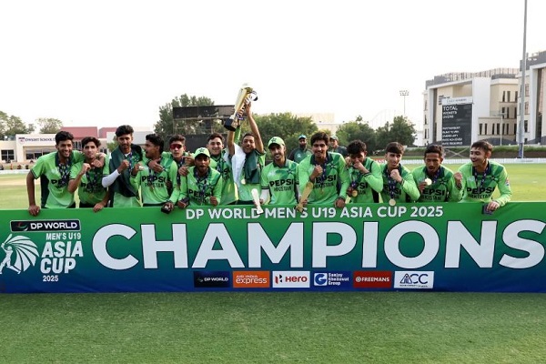 अंडर-19 एशिया कप : पाकिस्तान की दूसरी खिताबी जीत में मिन्हास का तूफानी शतक, भारत की 191 रनों से करारी हार