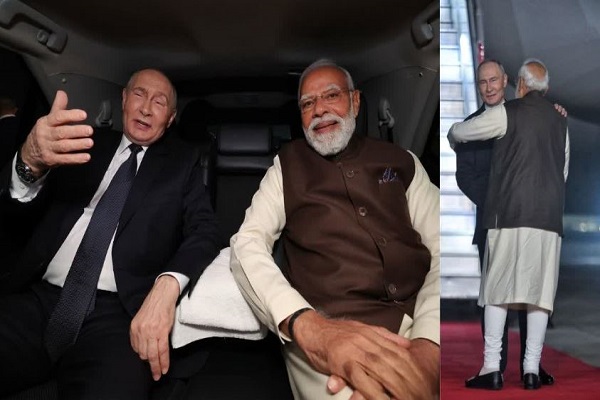 रूसी राष्ट्रपति व्लादिमीर पुतिन दिल्ली पहुंचे, हवाई अड्डे पर पीएम मोदी ने खुद की अगवानी