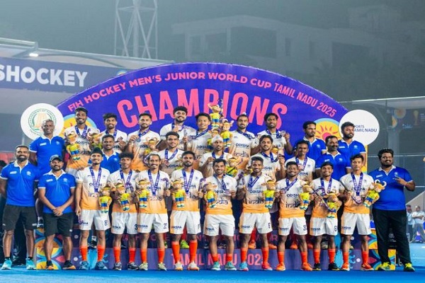 FIH हॉकी जूनियर पुरुष विश्व कप : मेजबान भारत ने 9 वर्षों बाद जीता पदक, कांस्य पदक के प्लेऑफ में अर्जेंटीना को दी शिकस्त