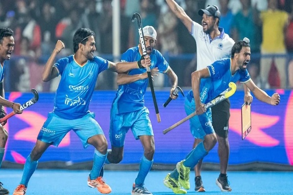FIH हॉकी जूनियर पुरुष विश्व कप : मेजबान भारत सेमीफाइनल में, बेल्जियम को पेनाल्टी शूटआउट में शिकस्त दी