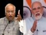 मल्लिकार्जुन खरगे व पीएम मोदी
