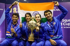 विश्व विजेता भारतीय स्क्वाश टीम1