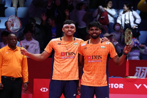 BWF विश्व टूर फाइनल्स : सात्विक-चिराग ने रचा इतिहास, लगातार तीसरी जीत से पहली बार सेमीफाइनल में