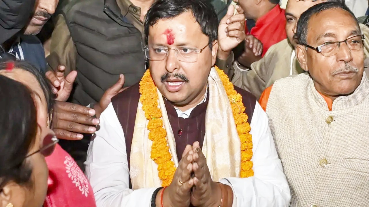 BJP अध्यक्ष नितिन नवीन पहुंचे मथुरा, कहा- उत्तर प्रदेश में फिर बनेगी भाजपा की सरकार