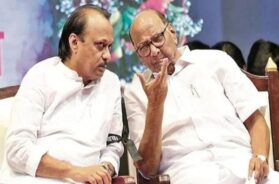 अजित पवार व शरद पवार