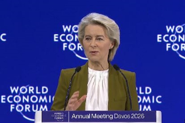 विश्व आर्थिक मंच से EU अध्यक्ष उर्सुला वॉन डेर लेयेन की घोषणा- ‘हम भारत संग ऐतिहासिक समझौते के करीब’