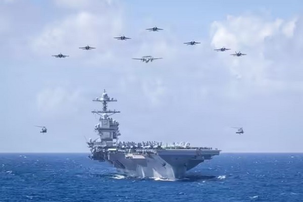 अमेरिका ने ईरान की चौतरफा घेराबंदी की, एयरक्राफ्ट कैरियर व F-35 जेट ने संभाला मोर्चा