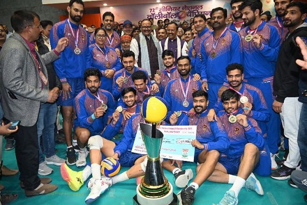 राष्ट्रीय वॉलीबॉल : रेलवे ने जीता पुरुषों का खिताब, महिला वर्ग में केरल की श्रेष्ठता बरकरार