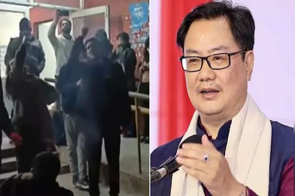 JNU में मोदी-शाह के खिलाफ नारे को लेकर FIR दर्ज, किरेन रिजिजू बोले – ऐसे बीमार लोगों से मुक्त होगा भारत