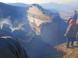 नंदा देवी वन क्षेत्र में आग