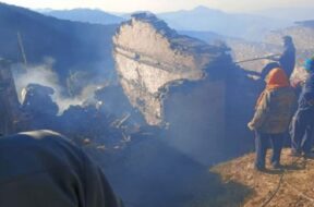 नंदा देवी वन क्षेत्र में आग