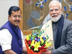 नितिन नबीन व पीएम मोदी