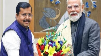 नितिन नबीन व पीएम मोदी