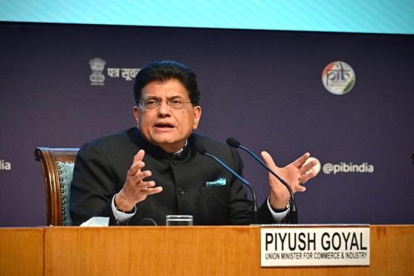 पीयूष गोयल ने गिनाए भारत-ईयू FTA के फायदे, कहा- दुनिया की एक तिहाई आबादी का भविष्य होगा बेहतर